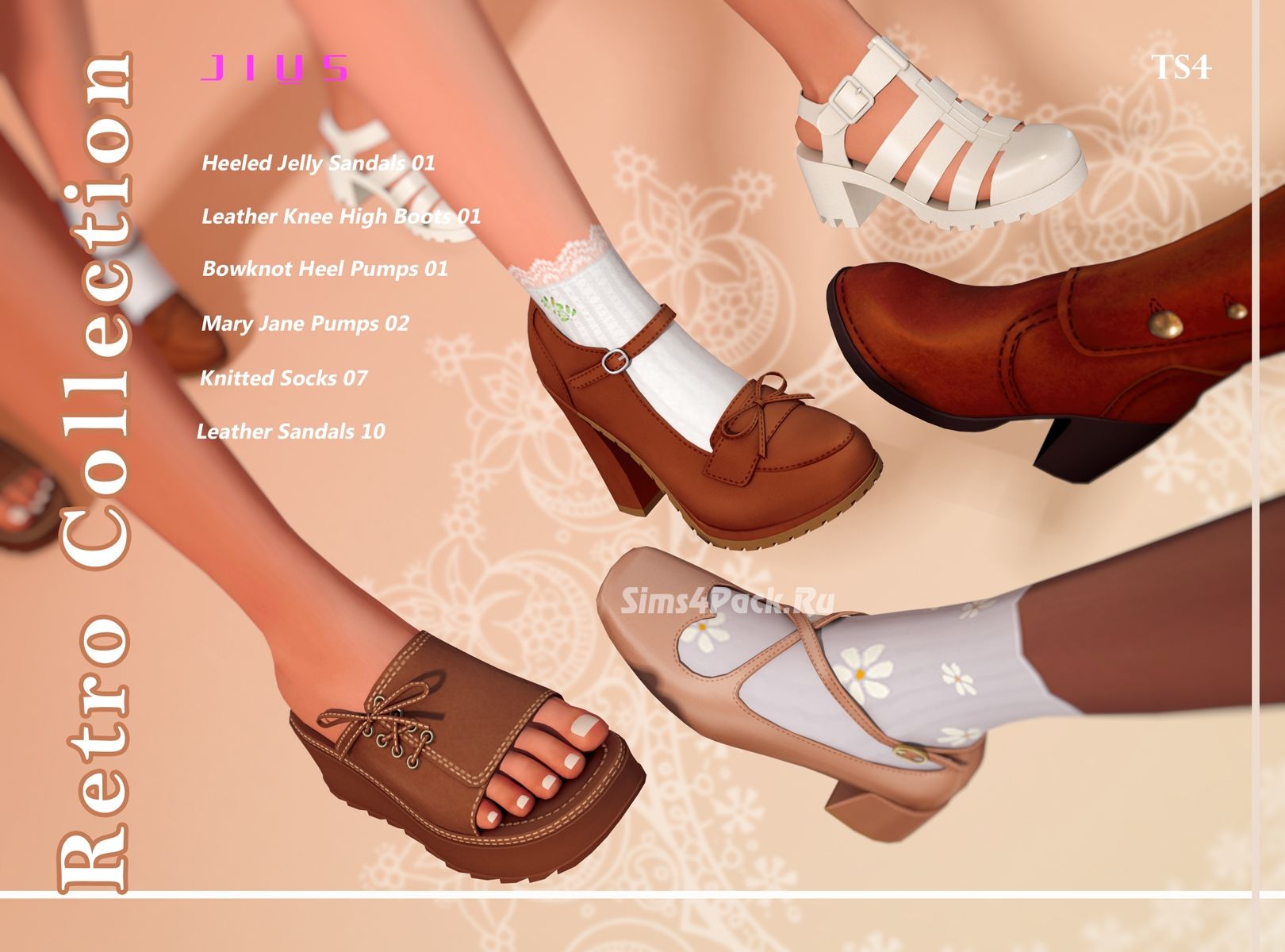 Коллекция женской обуви "Retro Collection 04"