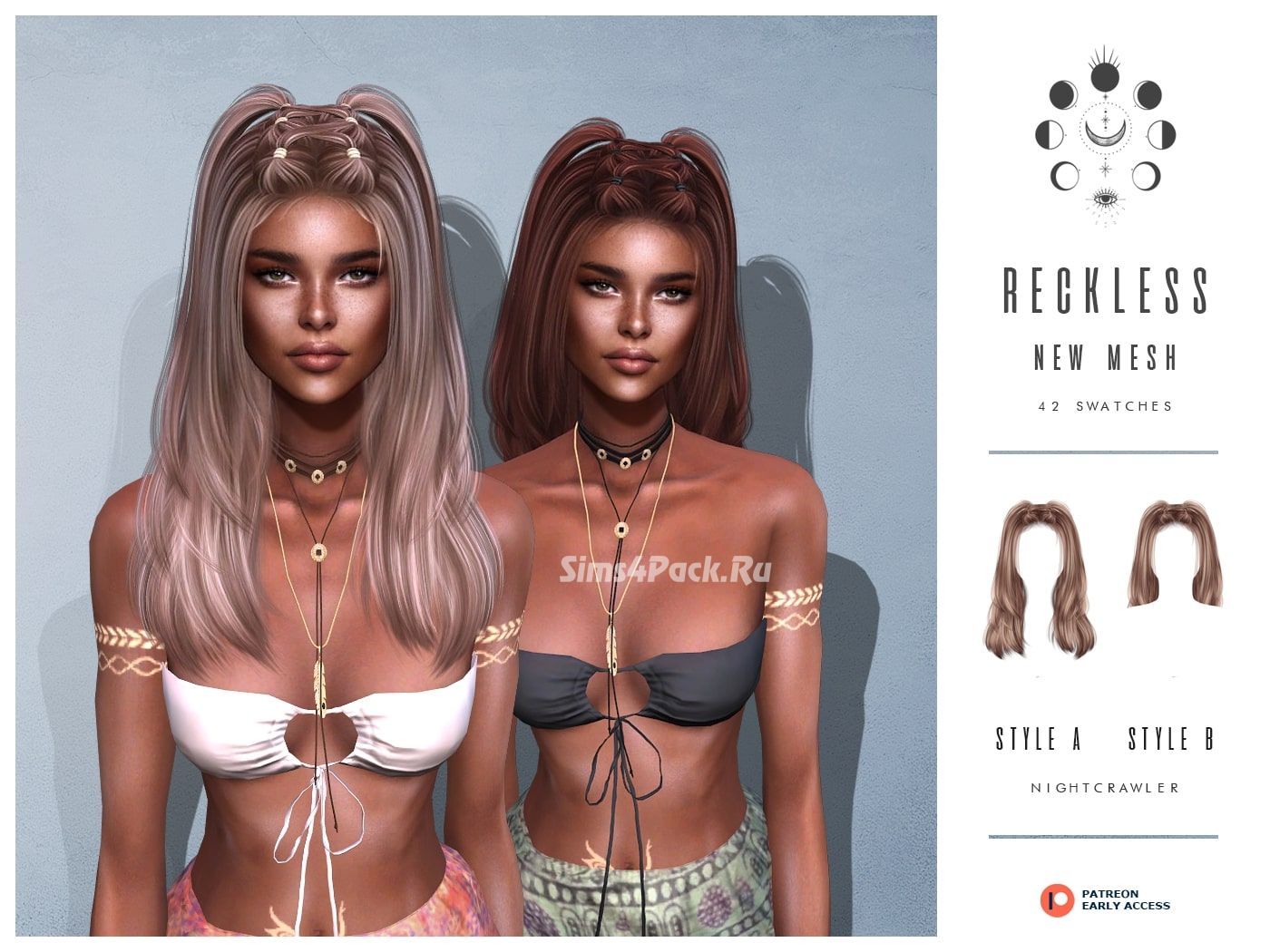 Женская прическа "RECKLESS HAIR"