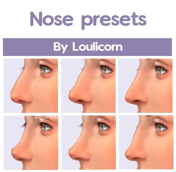 Пресеты для носа "6 NOSE PRESETS"