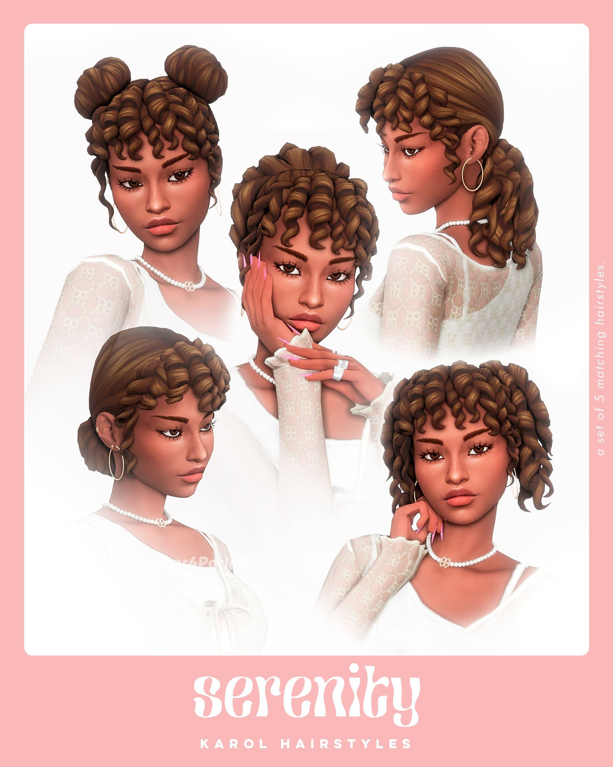 Набор женских причесок "Karol Hairstyles"