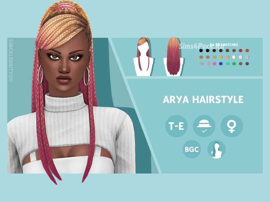 Женская прическа "Arya Hairstyle"