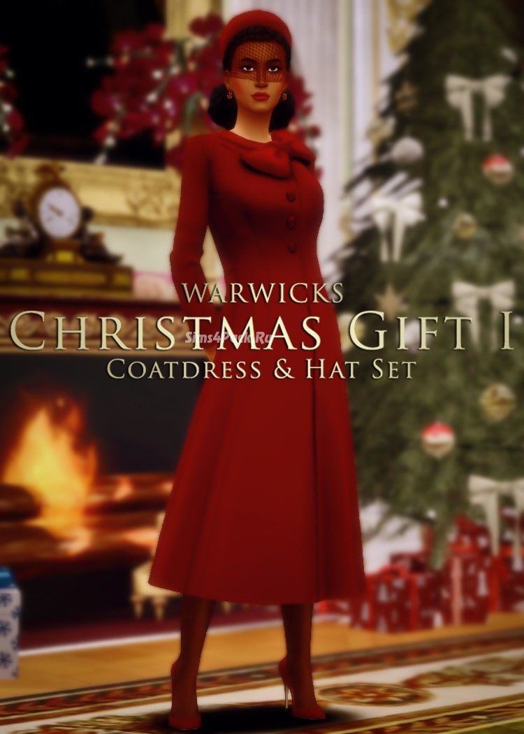 Платье и шляпка "CHRISTMAS GIFT I"