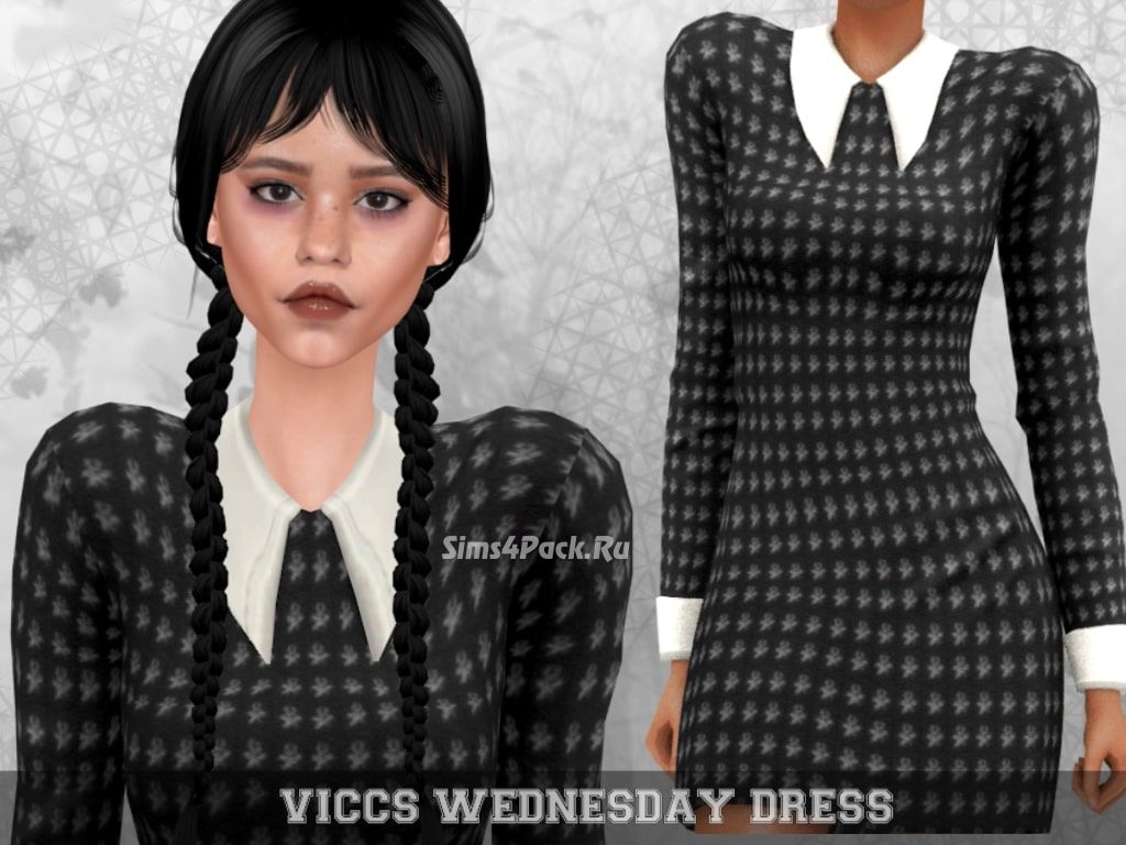Платье Уэнзди Аддамс "wednesday dress"