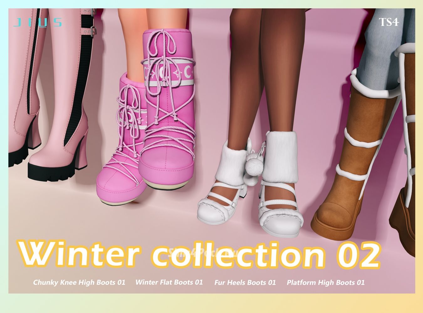 Коллекция женской обуви "Winter Collection 02"