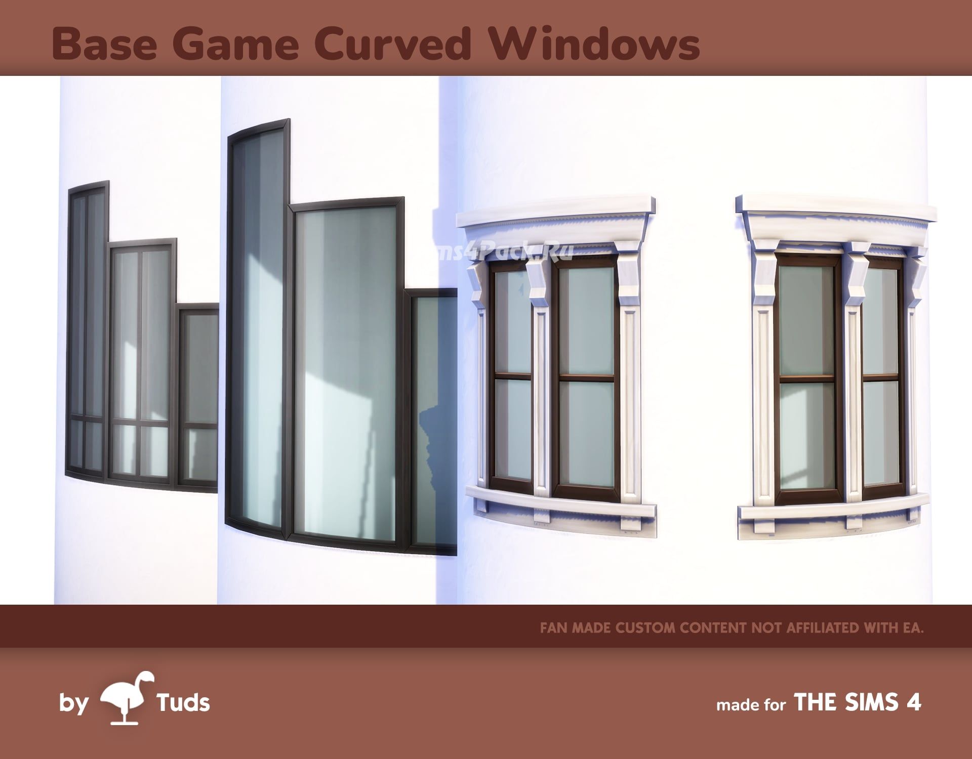 Набор изогнутых окон "Base Game Curved Windows"