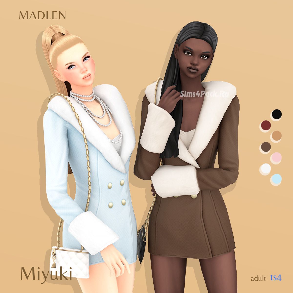 Пальто и сумочка "Miyuki Coat + Bag"