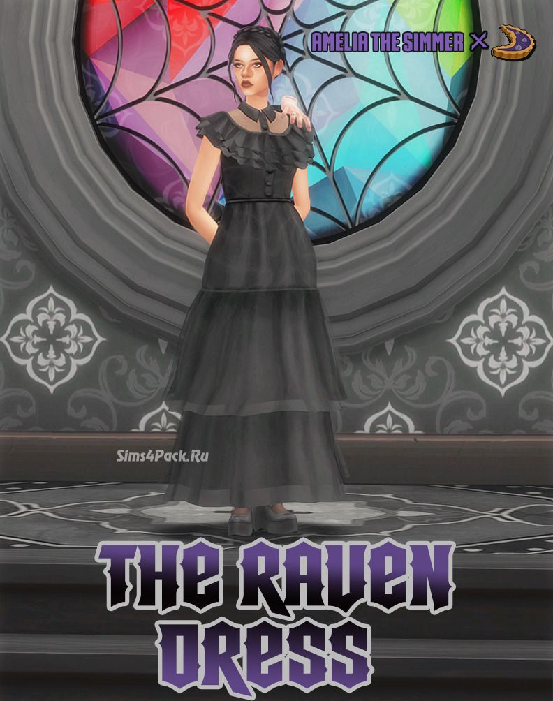 Платье Уэнздэй "THE RAVEN DRESS"
