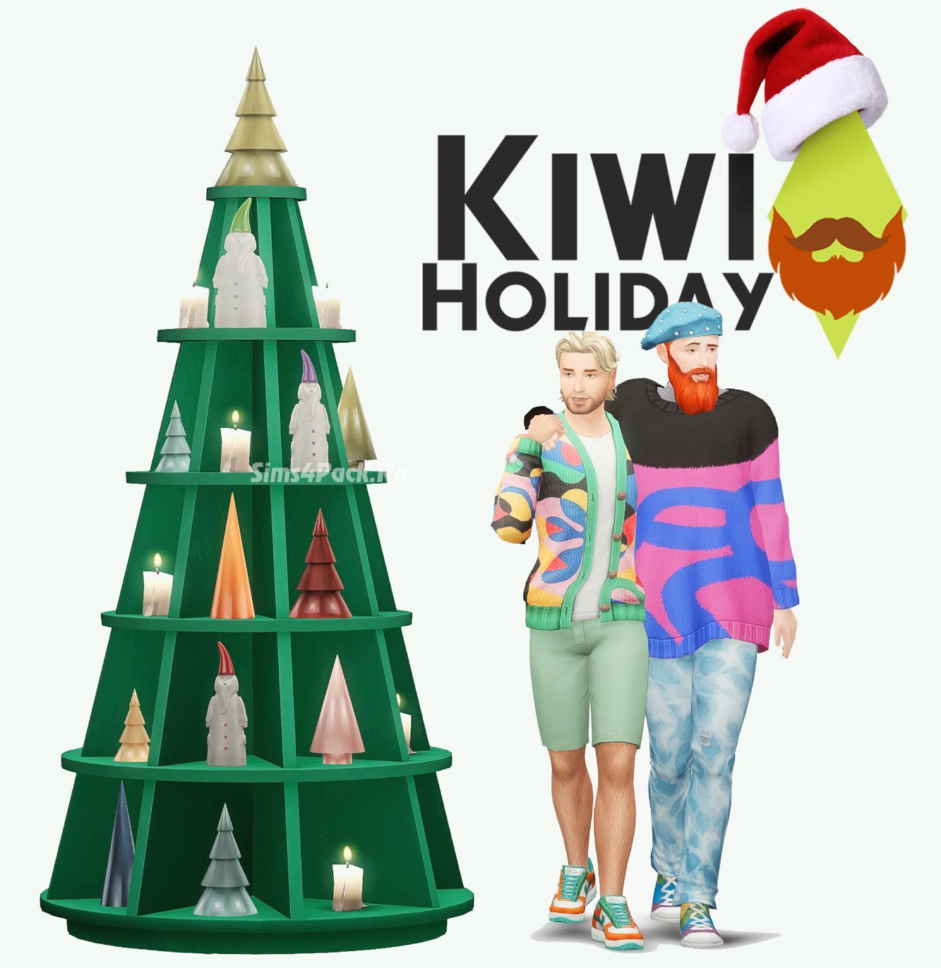 Новогодний декор "Kiwi Holiday"