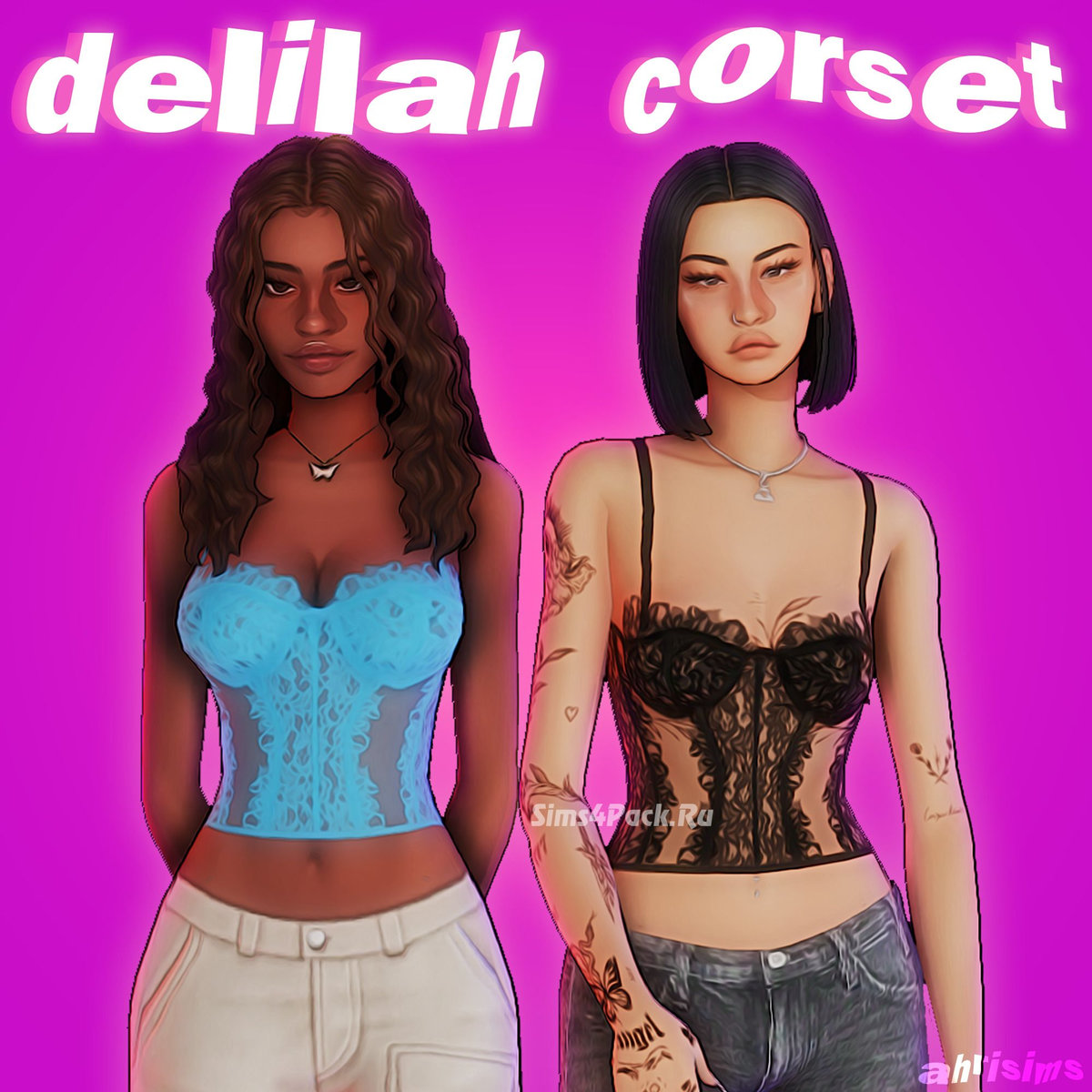Топ "delilah corset"
