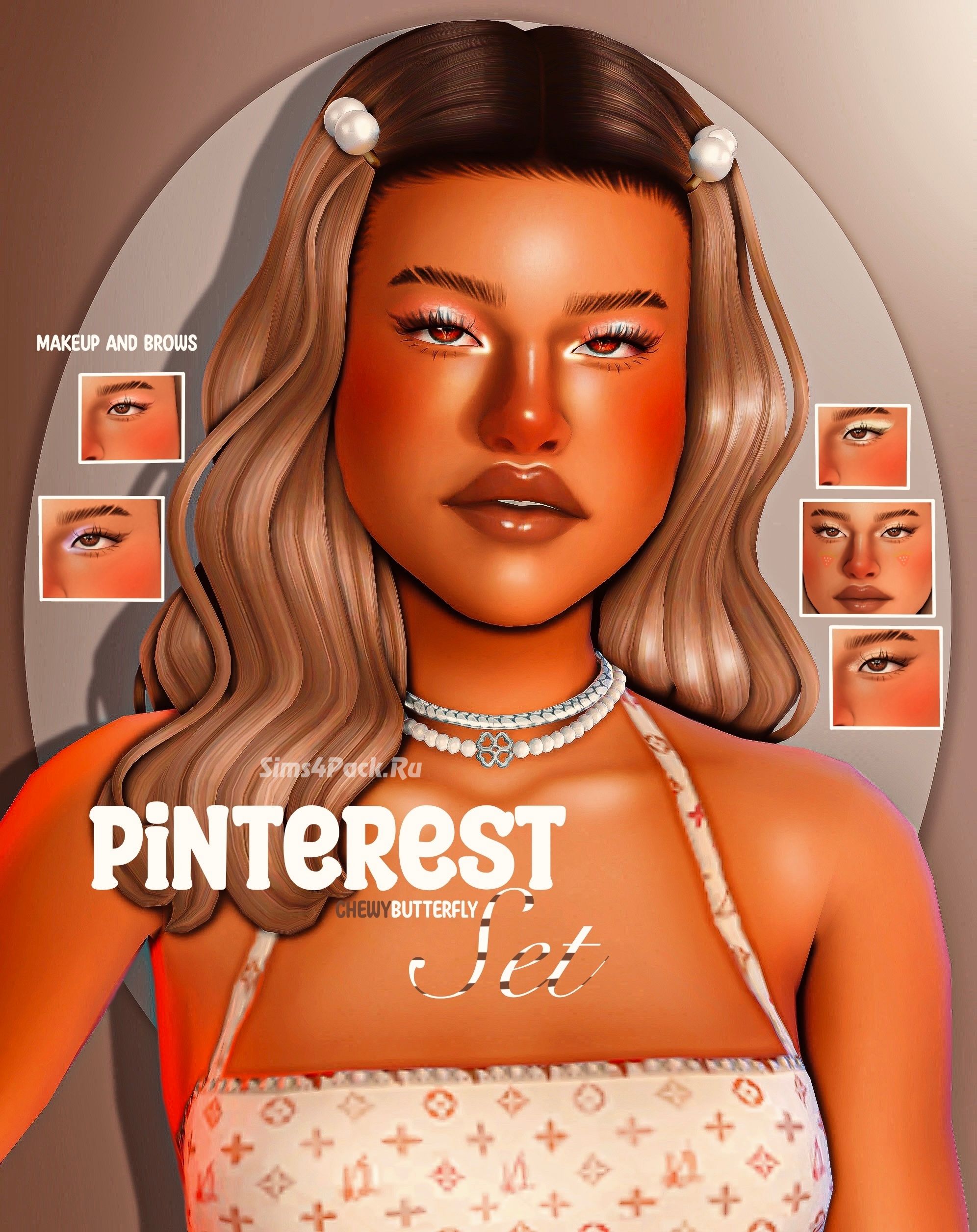 Брови и косметика "Pinterest set"