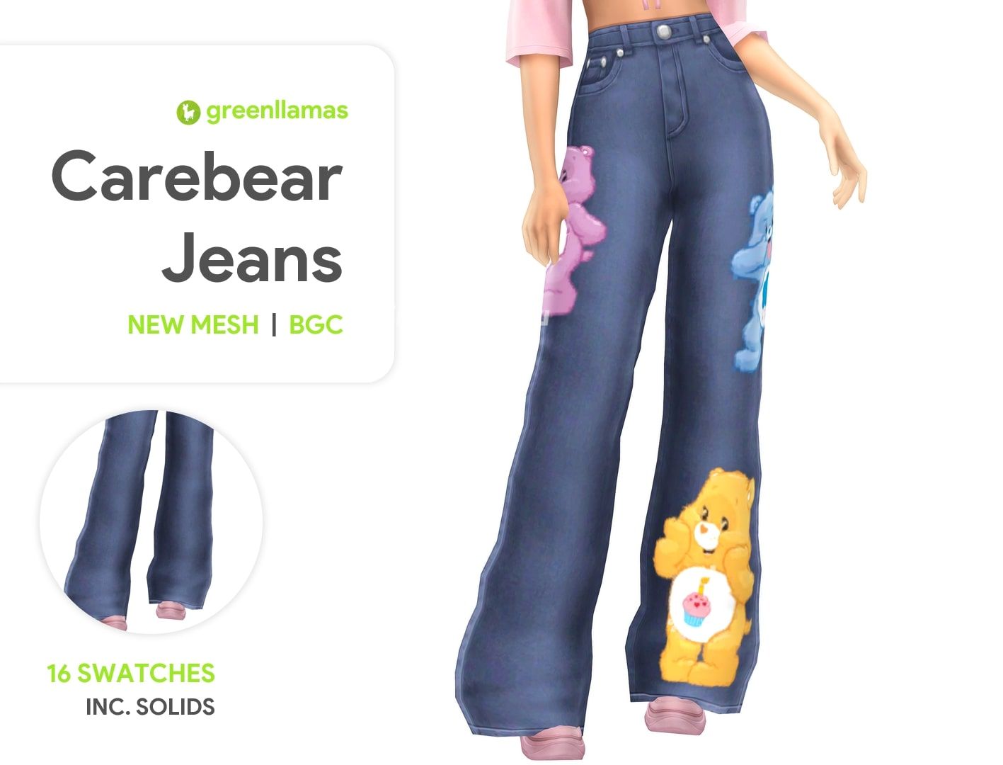 Женские джинсы "Carebear Jeans"