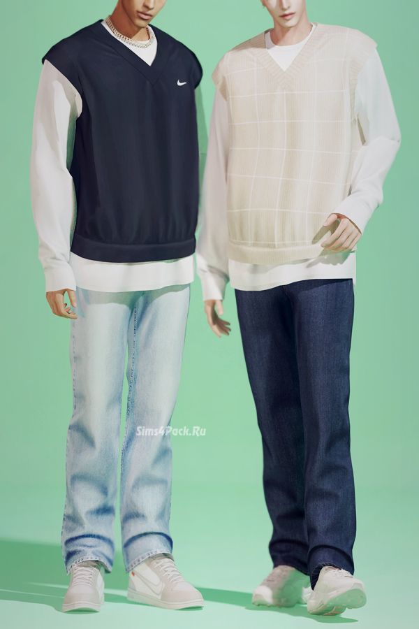 Комплект одежды для симов "KK Basic set 15"