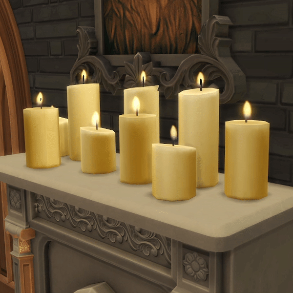 Набор свечей "Caress Scented Candles"