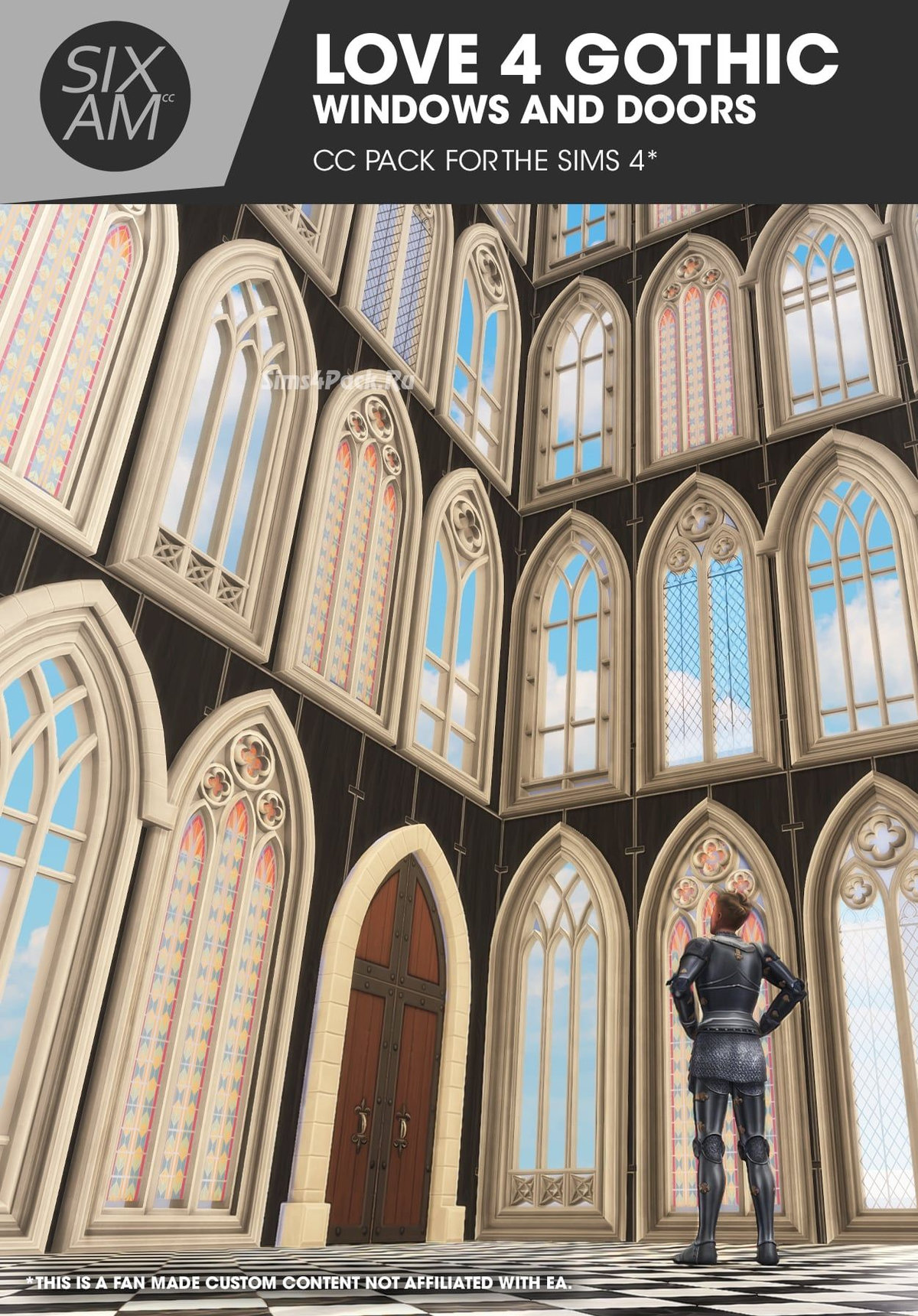 Набор окон, дверей и арок "Love for Gothic Windows and Doors"