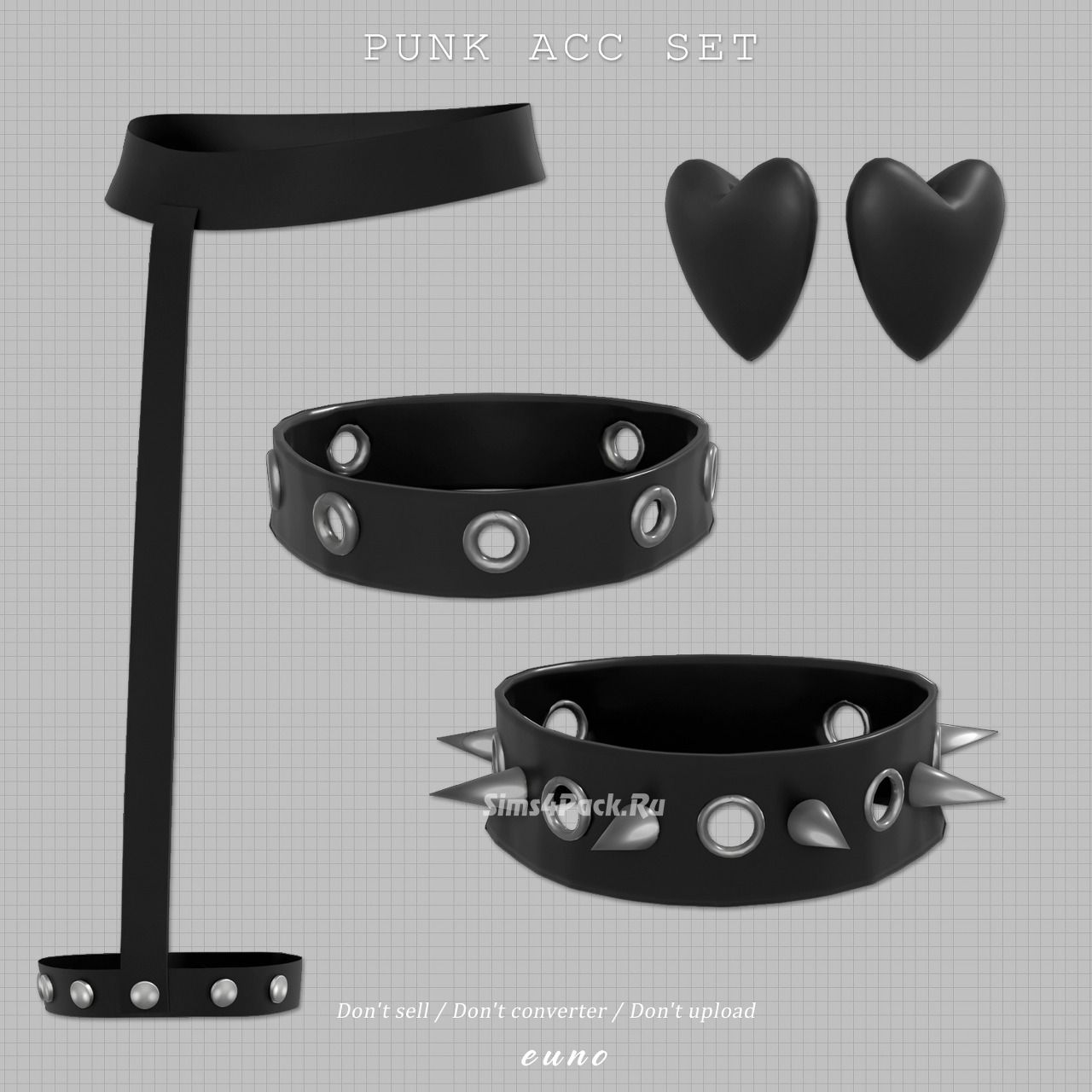 Набор аксессуаров "punk acc set"