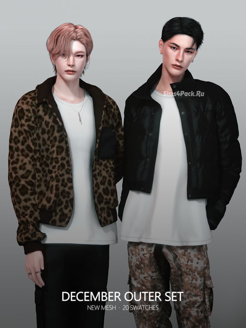 Комплекты для симов "December Outer Set"