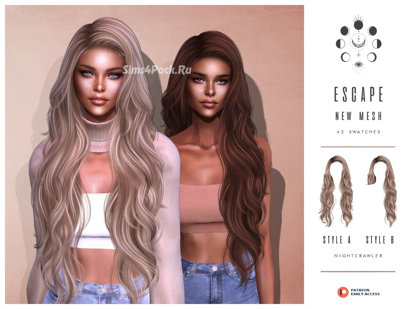 Женская прическа "ESCAPE HAIR"