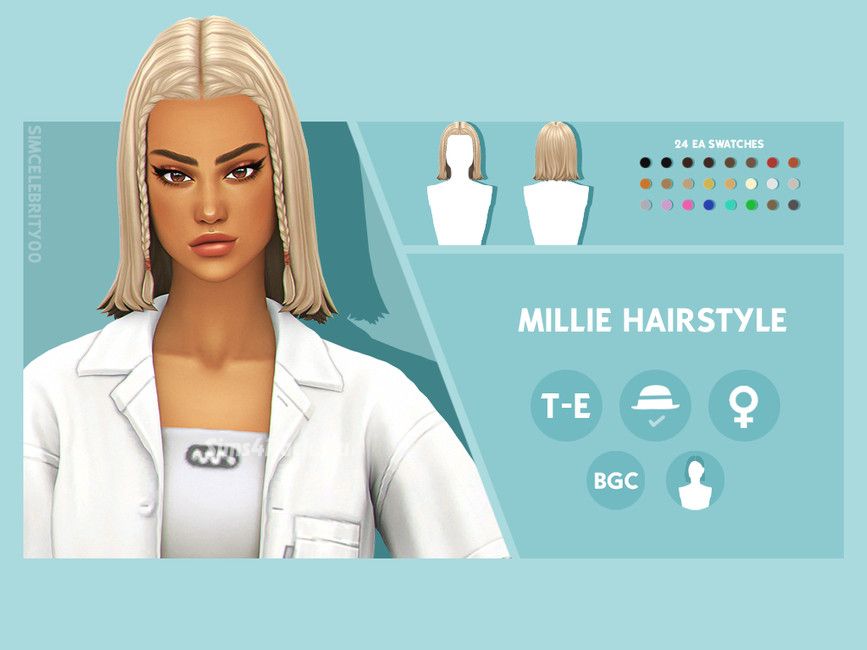 Женская прическа "Millie Hairstyle"