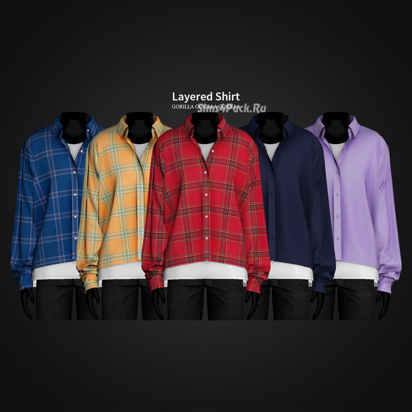 Мужская рубашка "Layered Shirt"