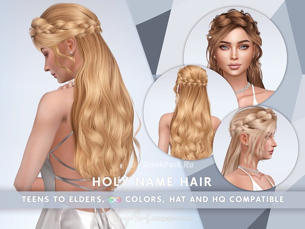 Женская прическа "Holy Name Hair"