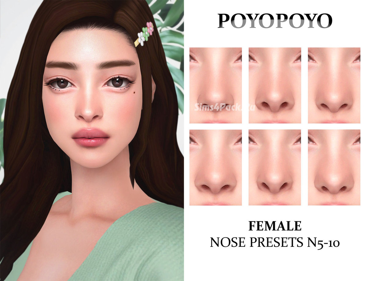 Пресеты для носа "FEMALE Nose Presets N5-10"