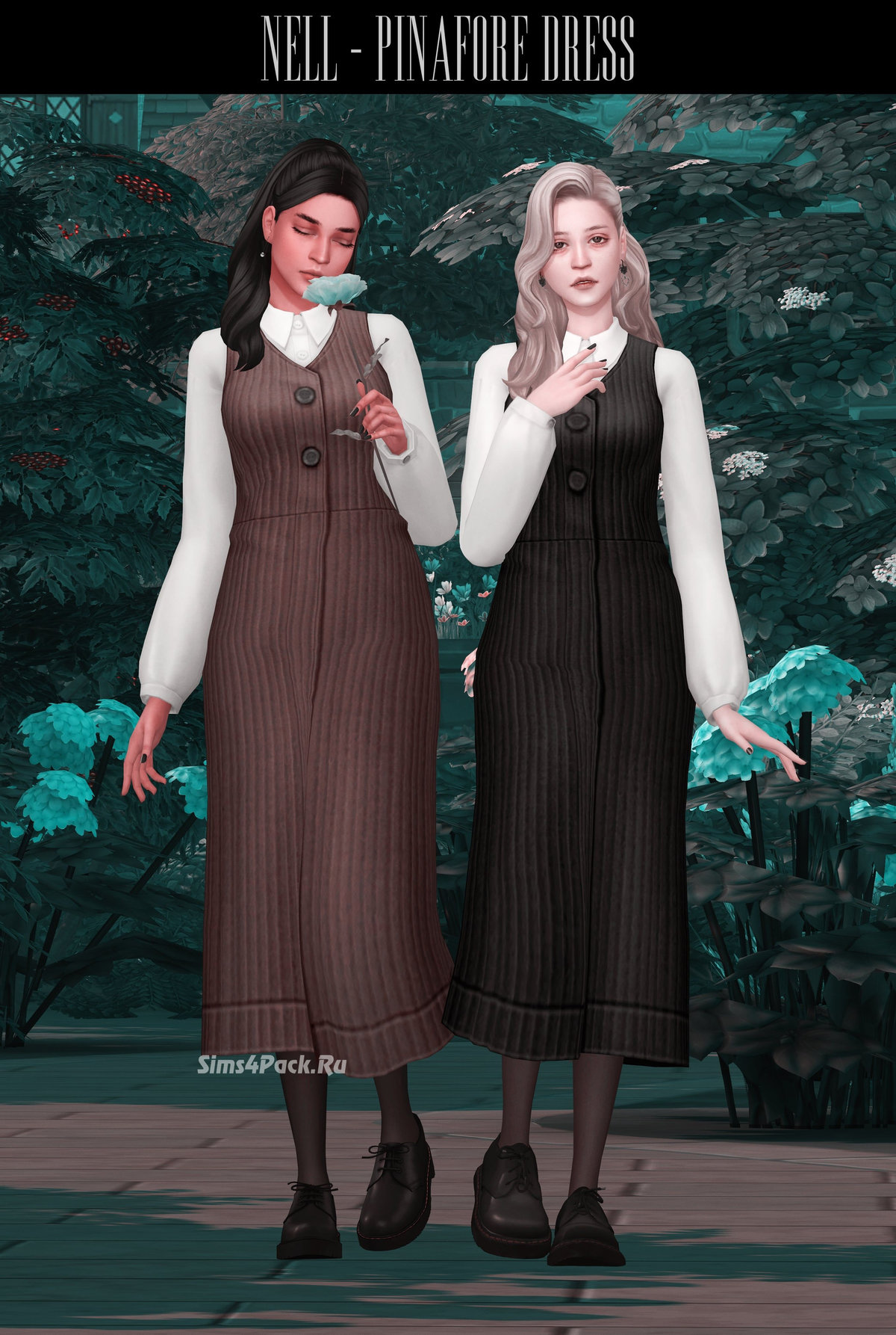 Блузка и сарафан "Pinafore Dress"