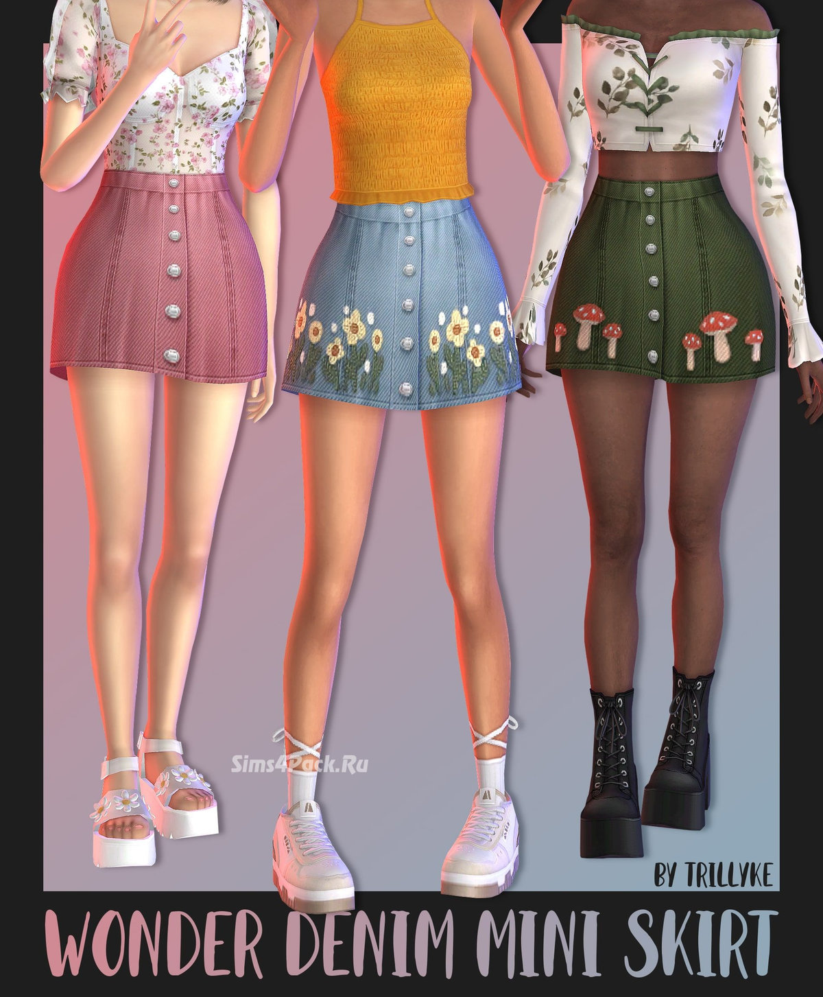 Юбка "Wonder Denim Mini Skirt"