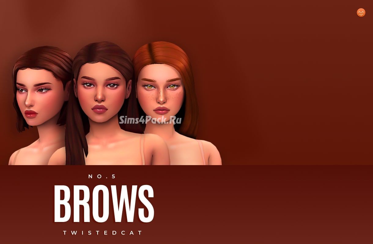 Набор бровей "Eyebrow set No5"