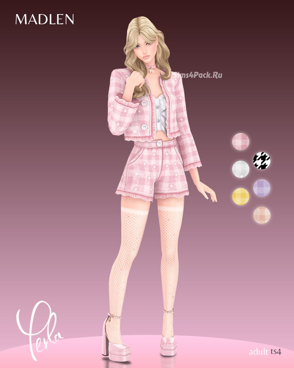 Костюм для симочки "Perla Outfit + Stockings"