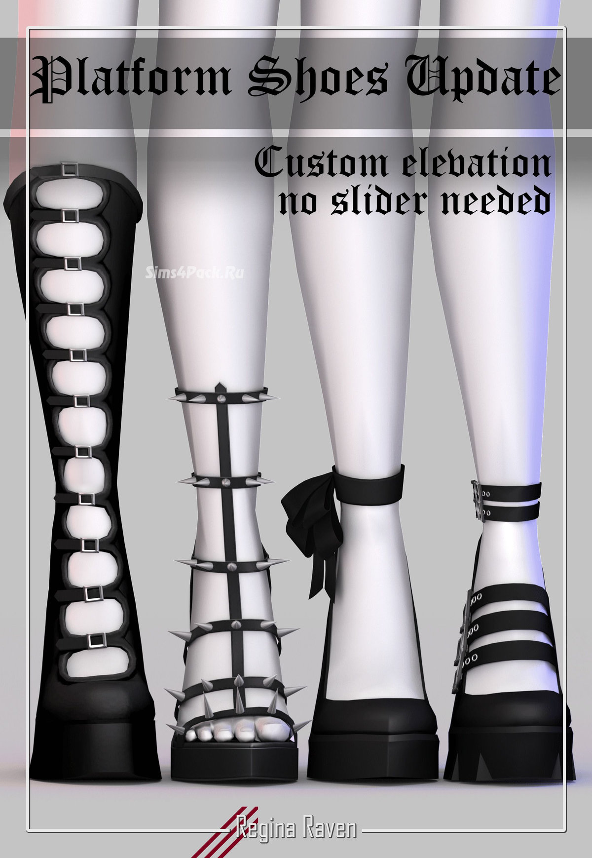 Коллекция женской обуви "Platform Shoes Update"