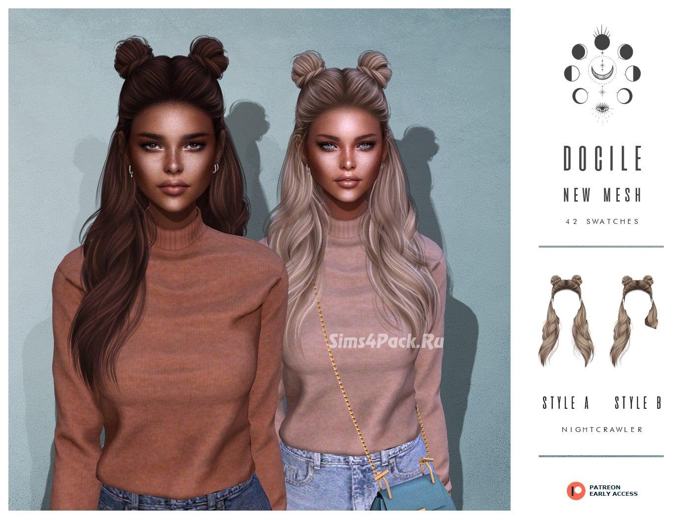 Женская прическа "DOCILE HAIR"
