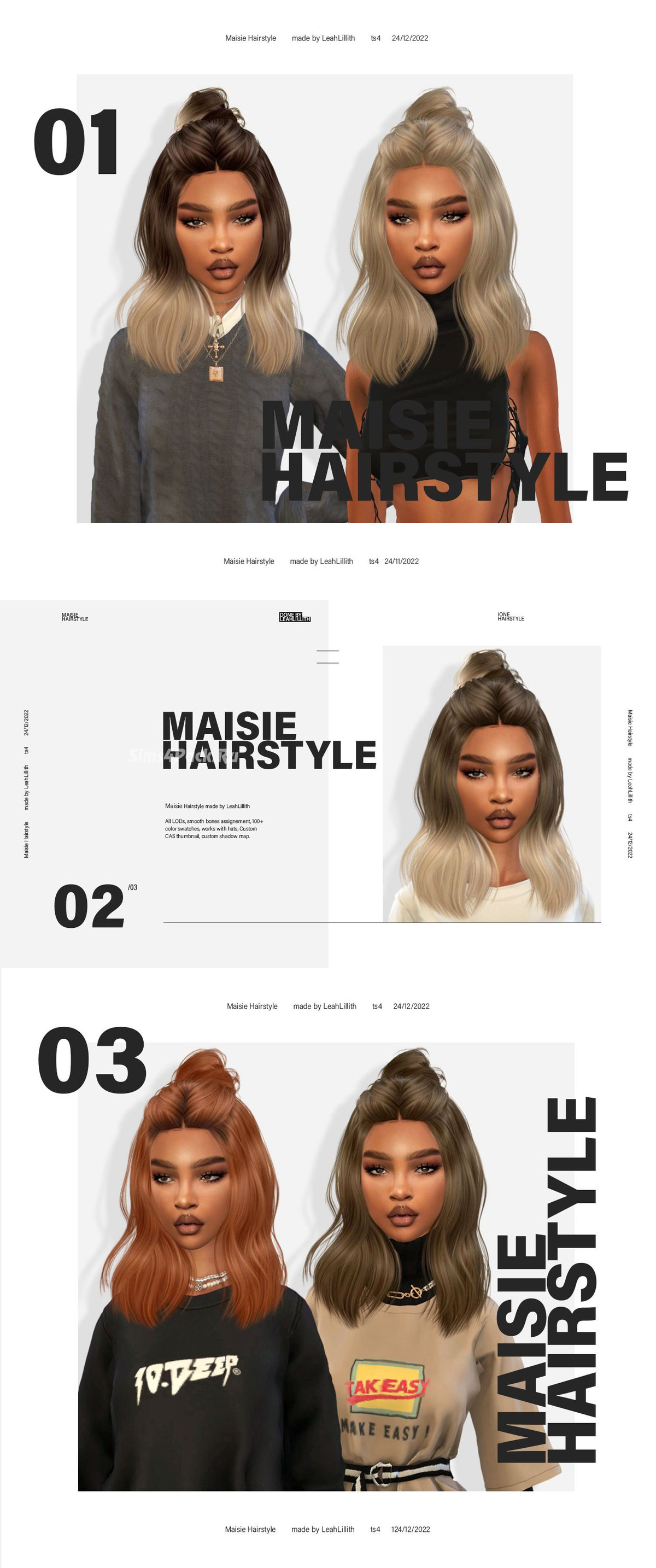 Женская прическа "Maisie Hairstyle"