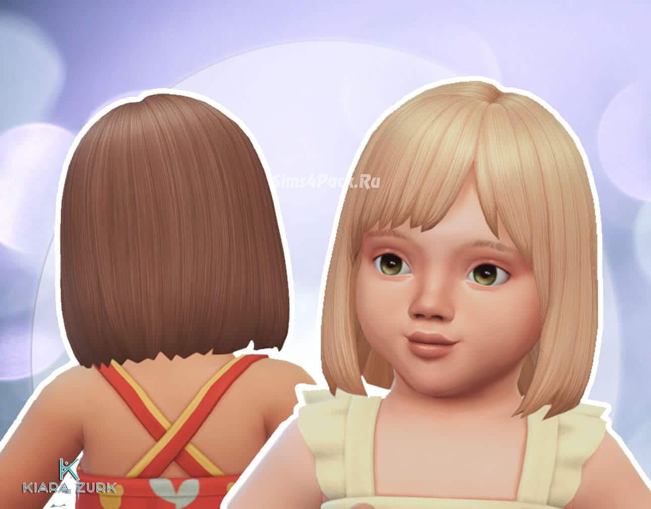 Прическа для младенцев "Bob Straight Bangs"