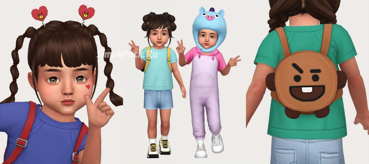 Сет для тоддлеров "BT21 pack"