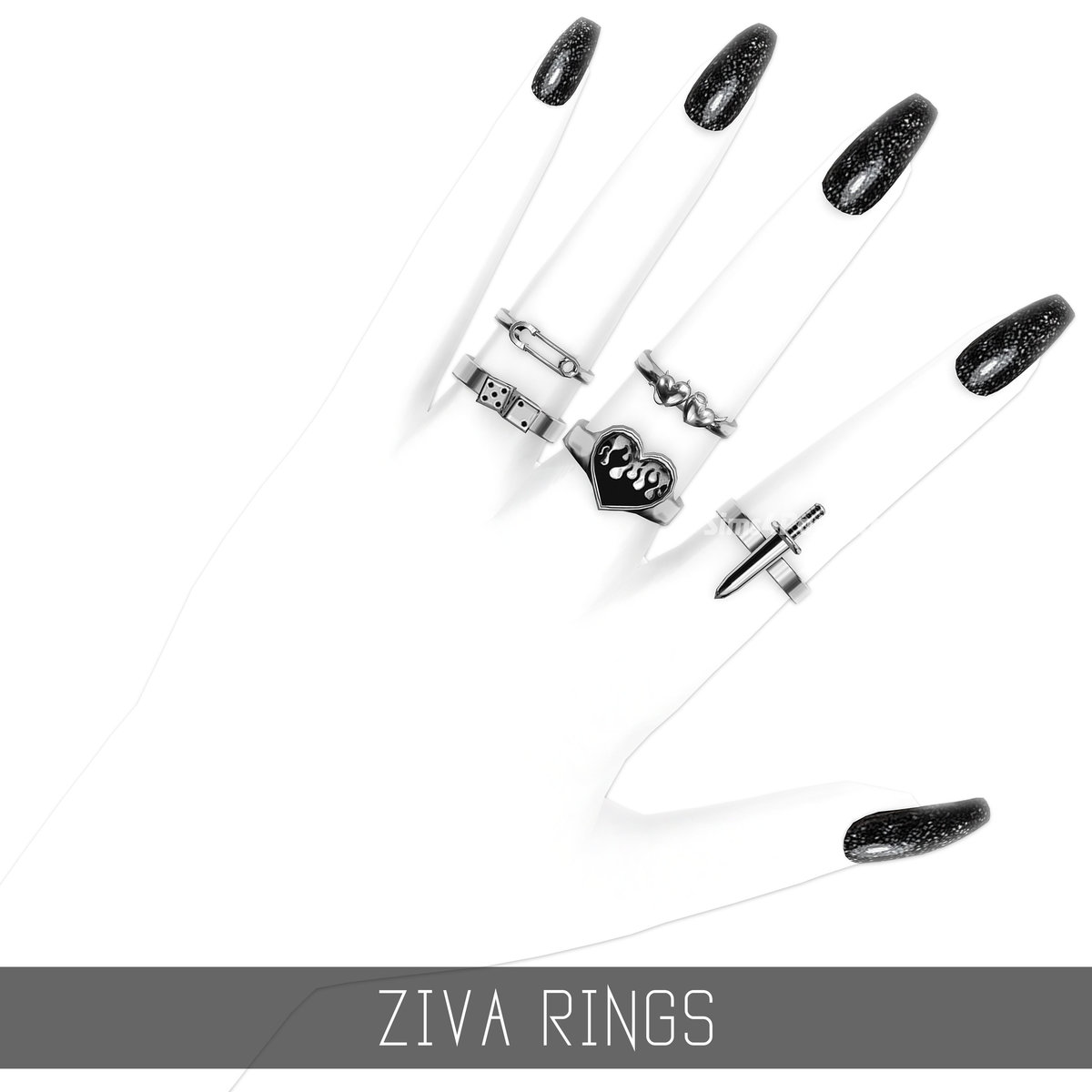 Комплект колец "ZIVA RINGS"