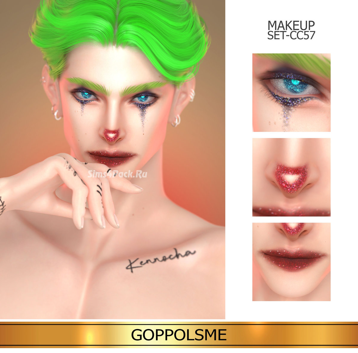 Макияж клоуна "MAKEUP SET CC57"