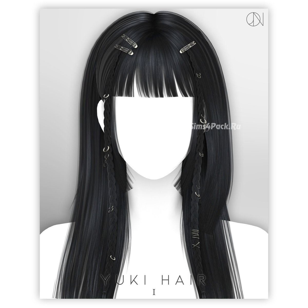 Женская прическа "HAIR N25-27 YUKI + ACC N8-9"
