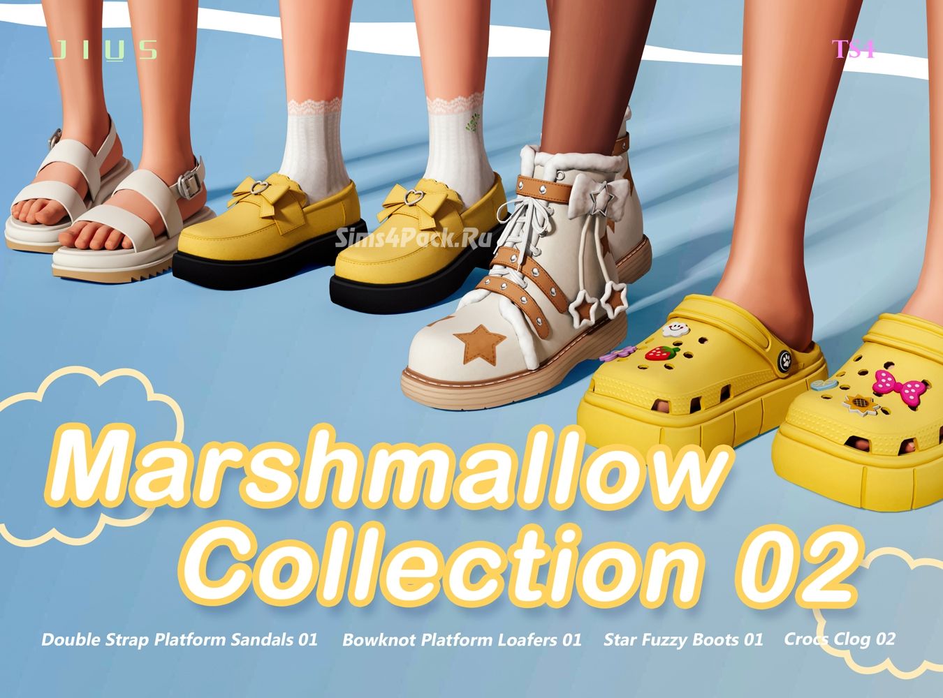 Коллекция женской обуви "Marshmallow Collection 02"