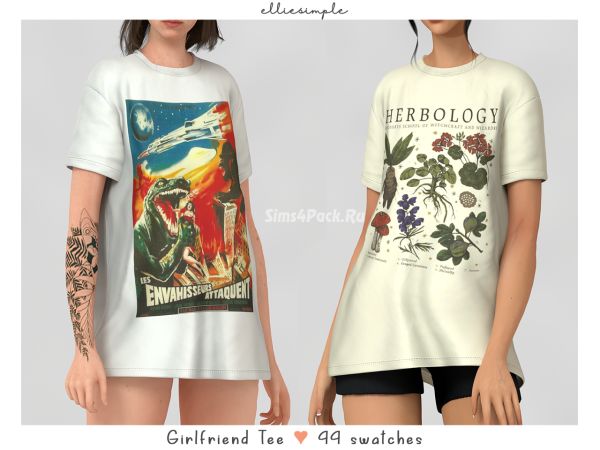 Женская футболка "girlfriend tee"