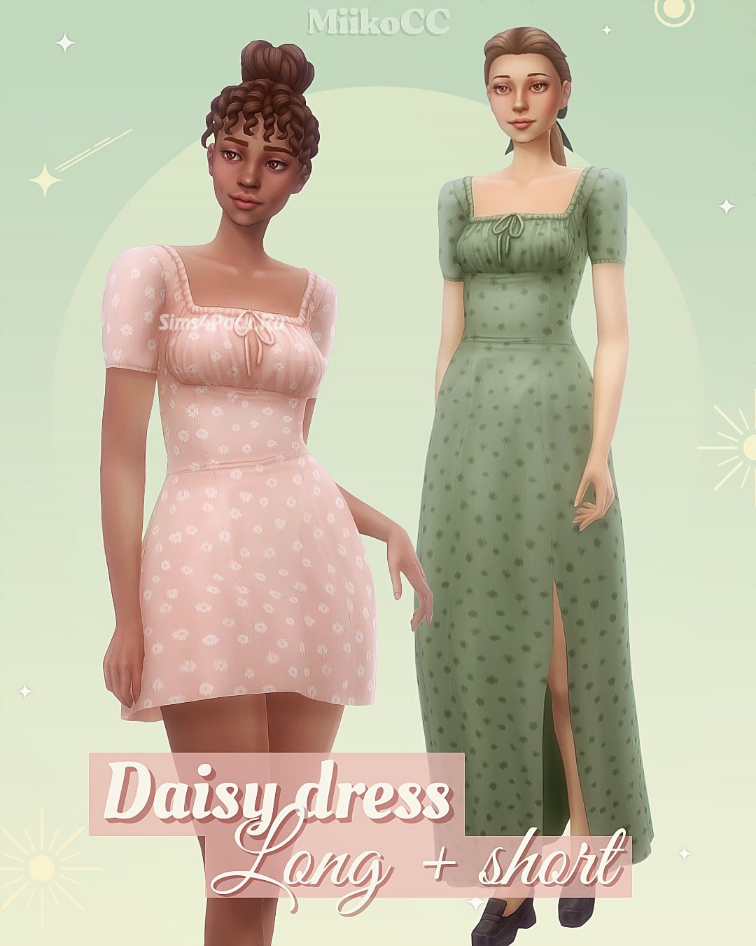 Платье "Daisy dress (long + short)"