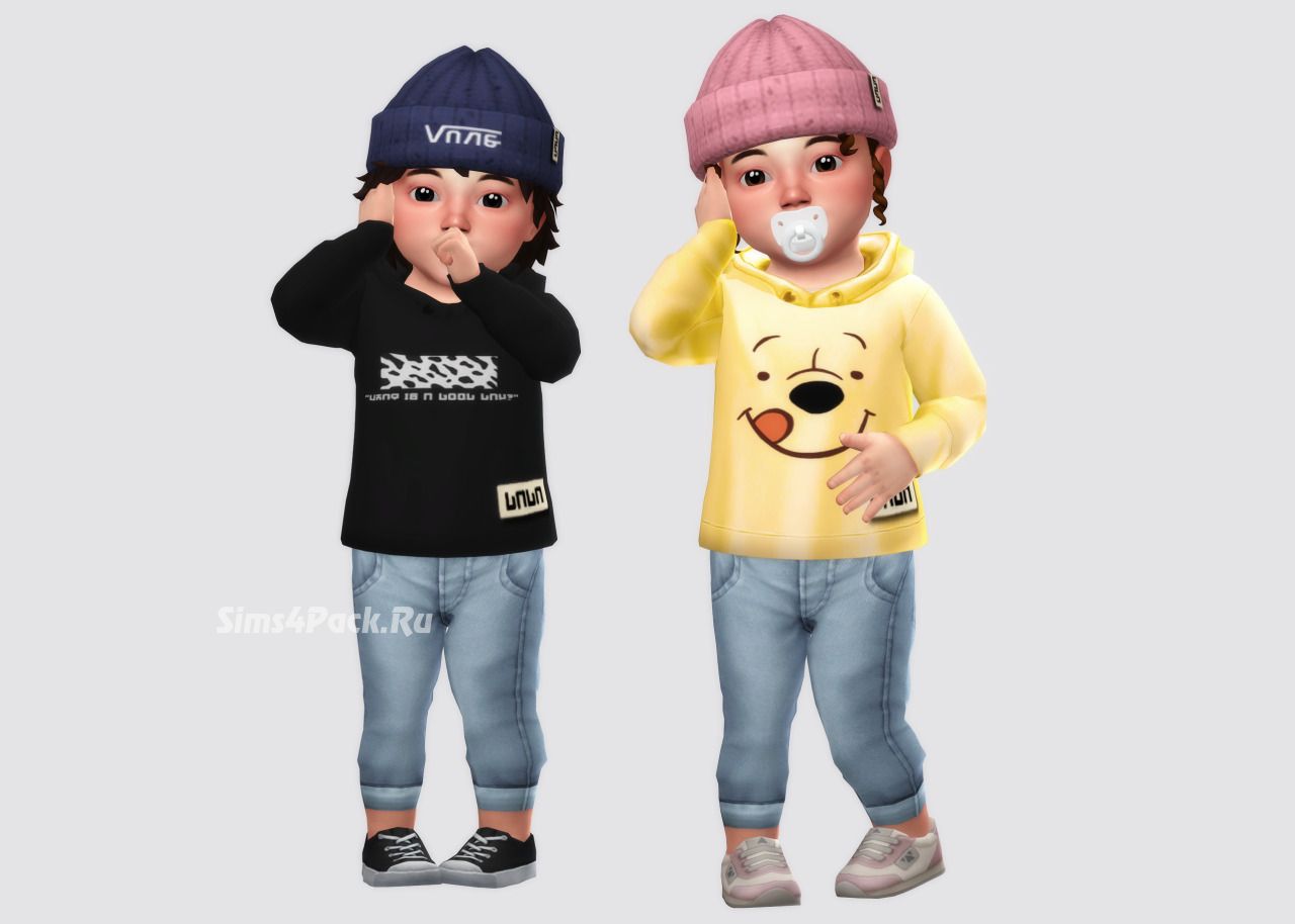 Худи и шапочка для младенцев "little precious hoodies and beanies"