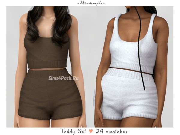 Домашний комплект одежды "teddy set"