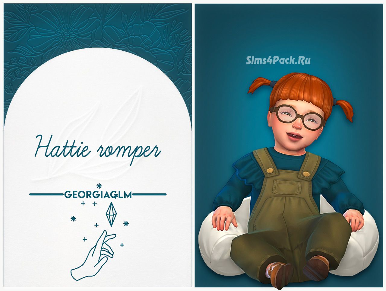 Комплект одежды для младенцев "HATTIE ROMPER"
