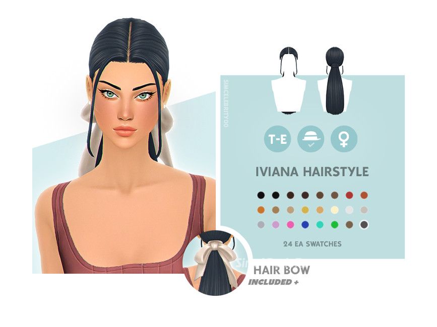 Женская прическа "Iviana Hairstyle Set"
