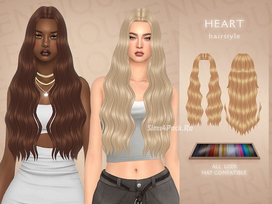 Женская прическа "Heart Hair"