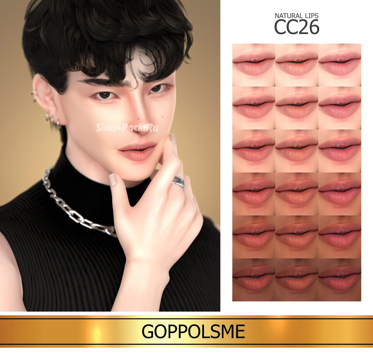 Бальзам для губ "Natural Lips CC26"