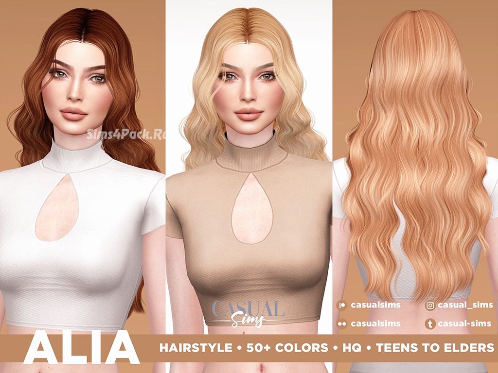 Женская прическа "Alia Hairstyle"