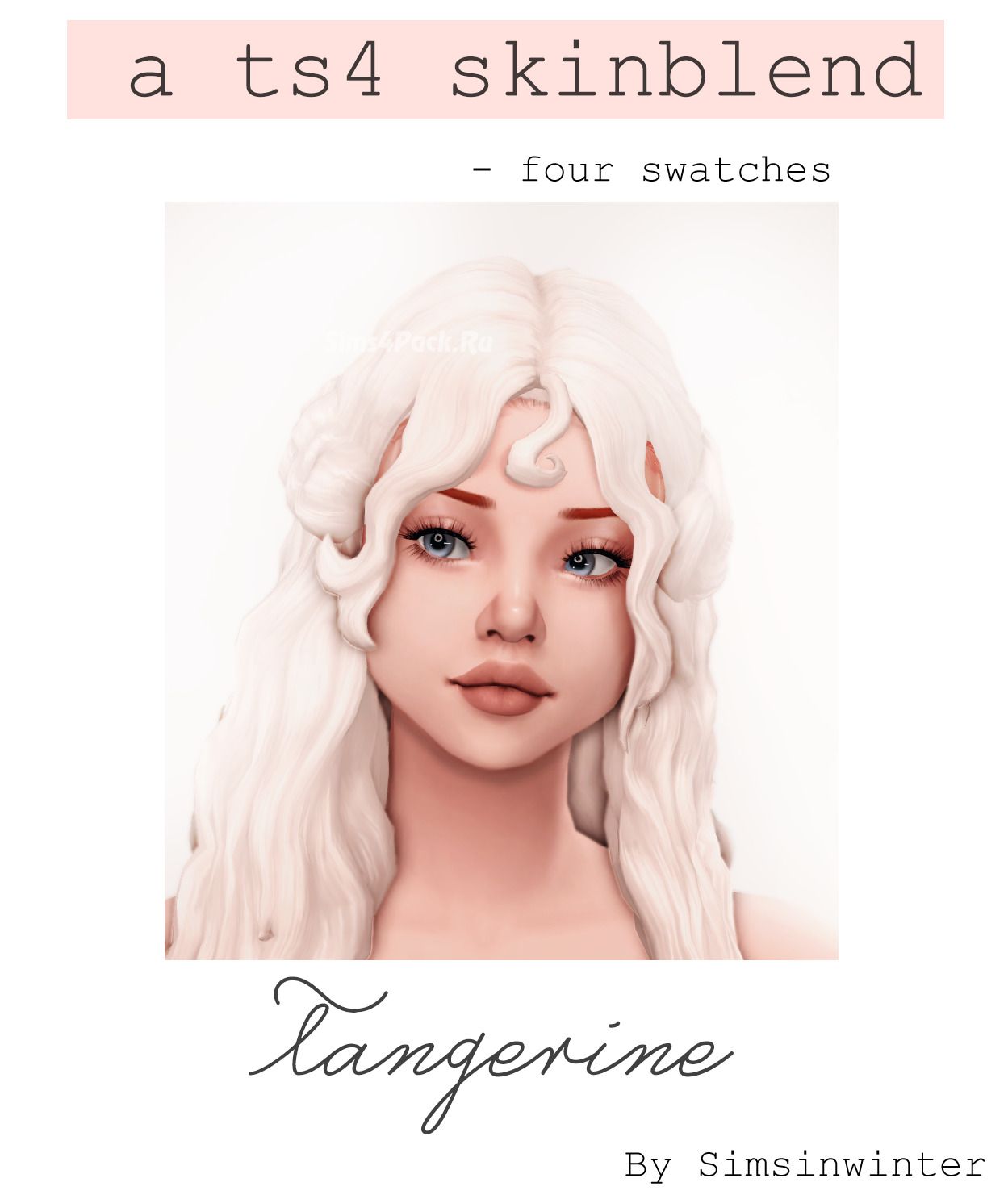 Скин лица "Tangerine skinblend"