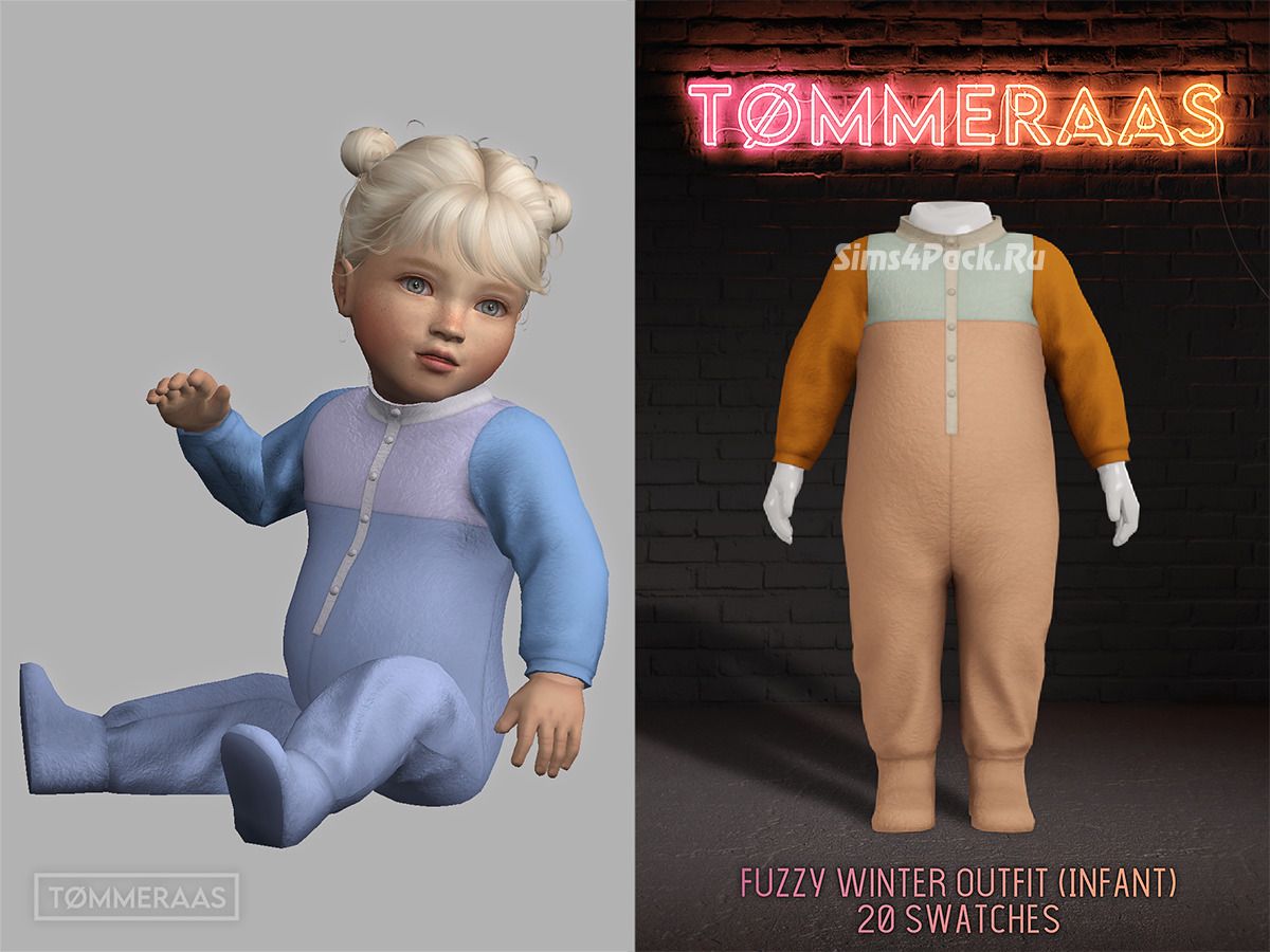 Комбинезон для младенцев "Fuzzy Winter Outfit"