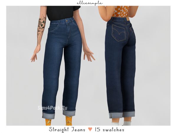 Женские джинсы "straight jeans"